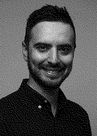 Dithered picture of Carlos Flores