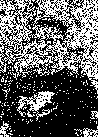 Dithered picture of T Caires